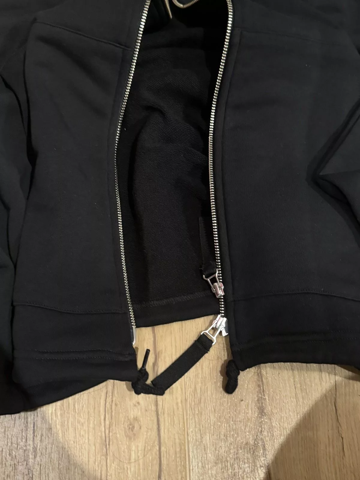 Helmut Lang Light Jackets Black zip hoodie helmut lang