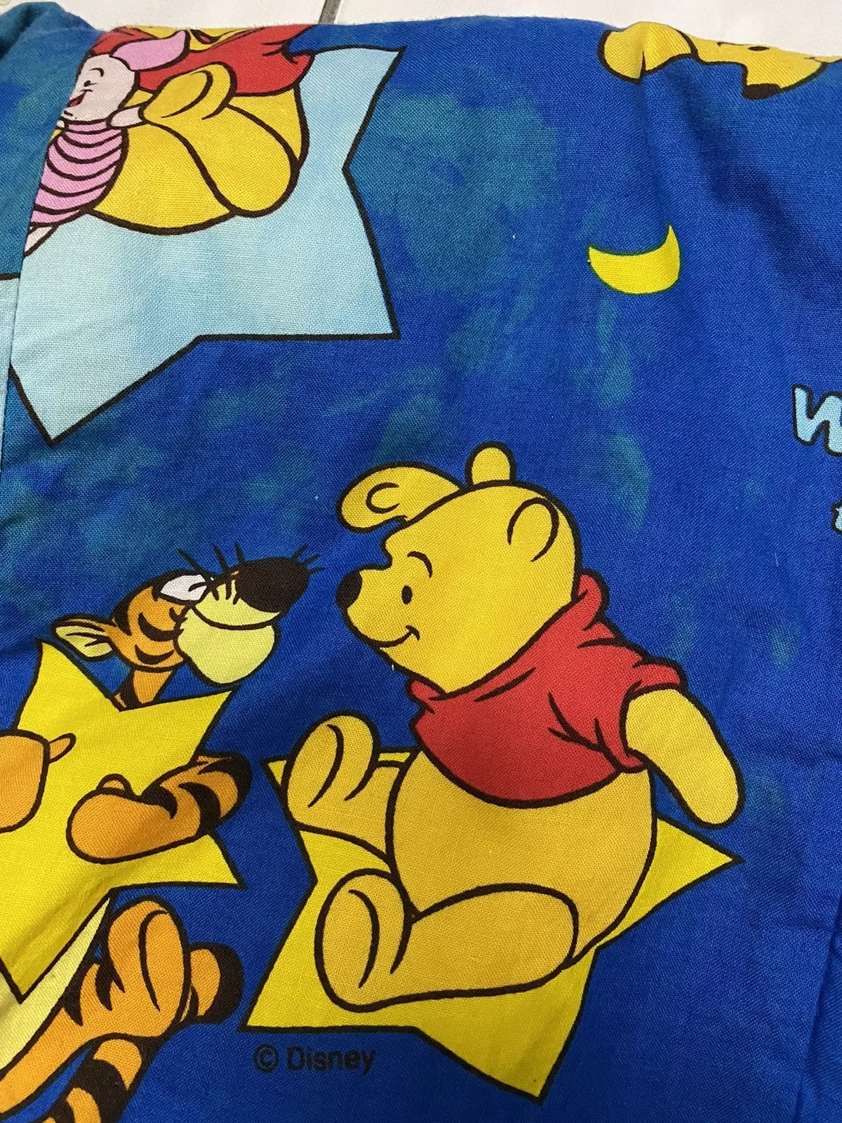 Disney Bombers Disney Pooh Full Print Printed Pyjamas Blue