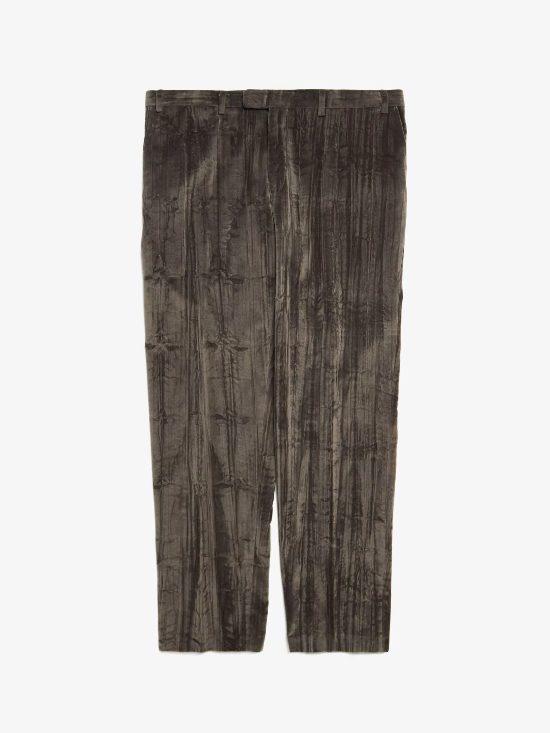 Givenchy Casual Pants Givenchy Gray Velvet Suit Trousers