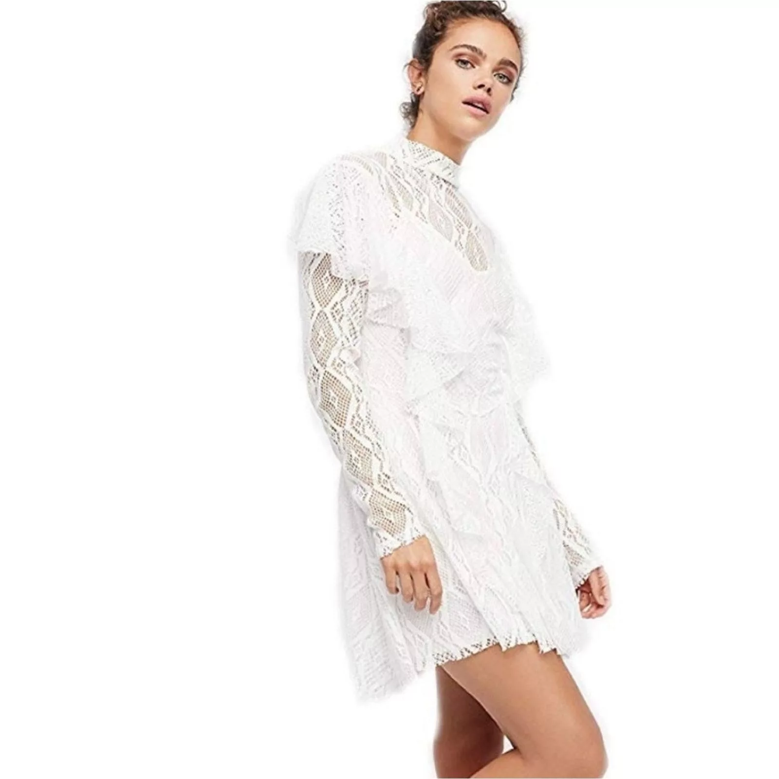 Free People Mini Dresses Free People Dress White