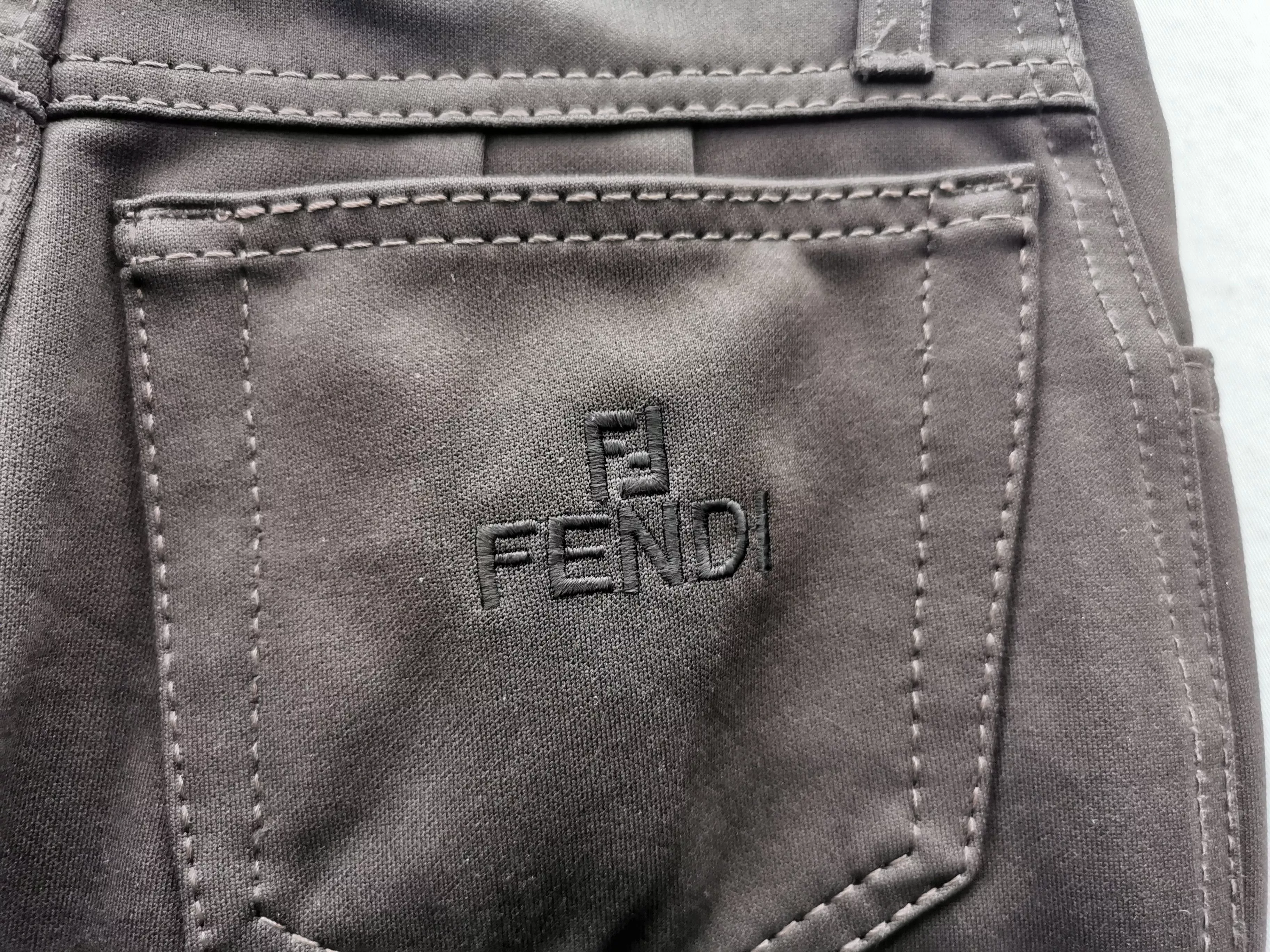 Fendi Pants Vintage 90's Fendi Buckle Womens Pants Made In Italy Size 26 Brown