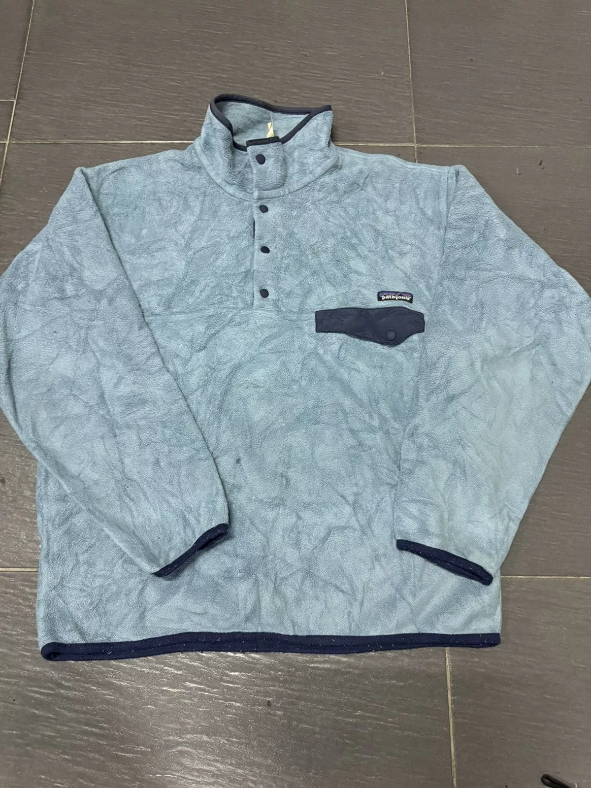 Patagonia Sweaters Knitwear Patagonia × Vintage VINTAGE PATAGONIA FLEECE SWEATER Blue