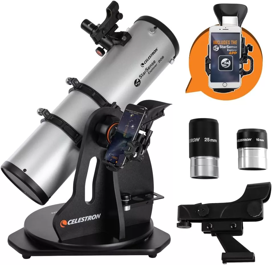 Celestron StarSense Explorer 130AZ App Enabled Telescope with Smartphone Dock