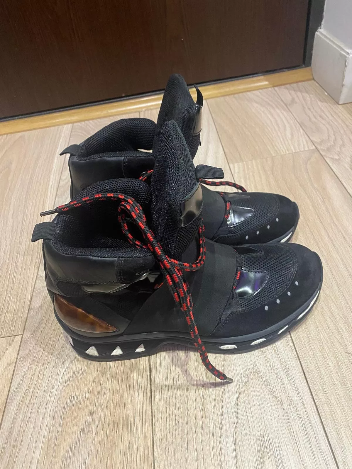 Givenchy Boots Givenchy Leather Hiking Boots Black