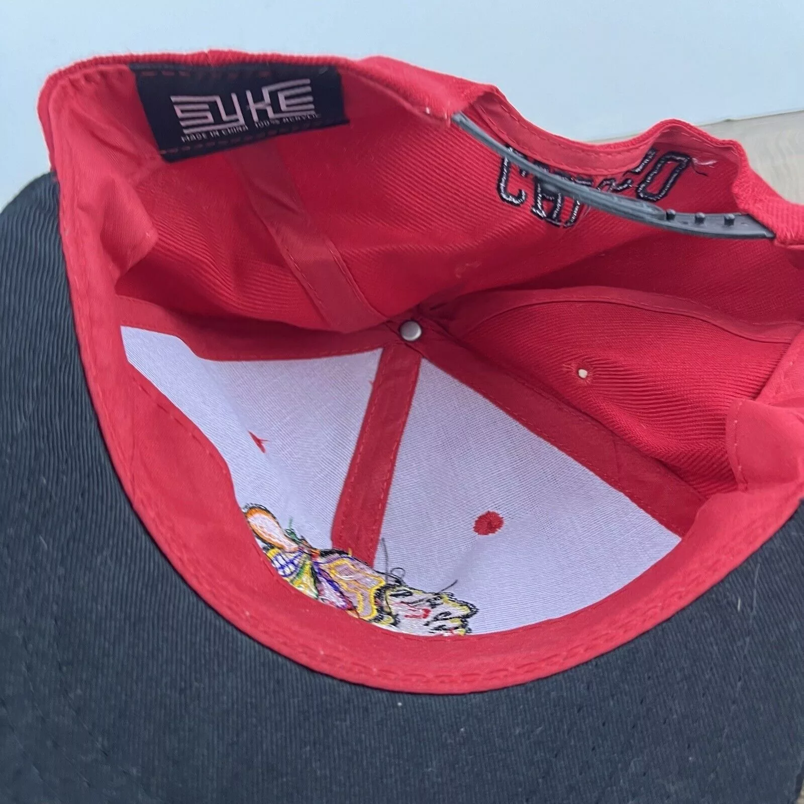 Other Hats Other Chicago Blackhawks NHL Hat Snapback Red Hat Adjustable Hat R