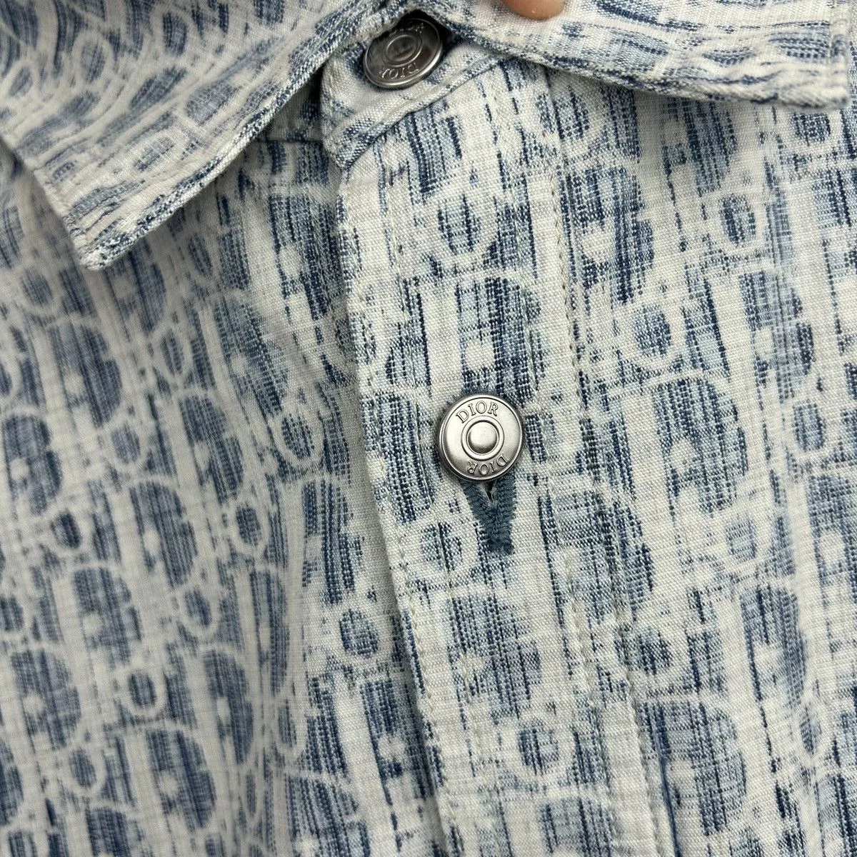 Dior Shirts Button Ups Dior oblique shirt Blue