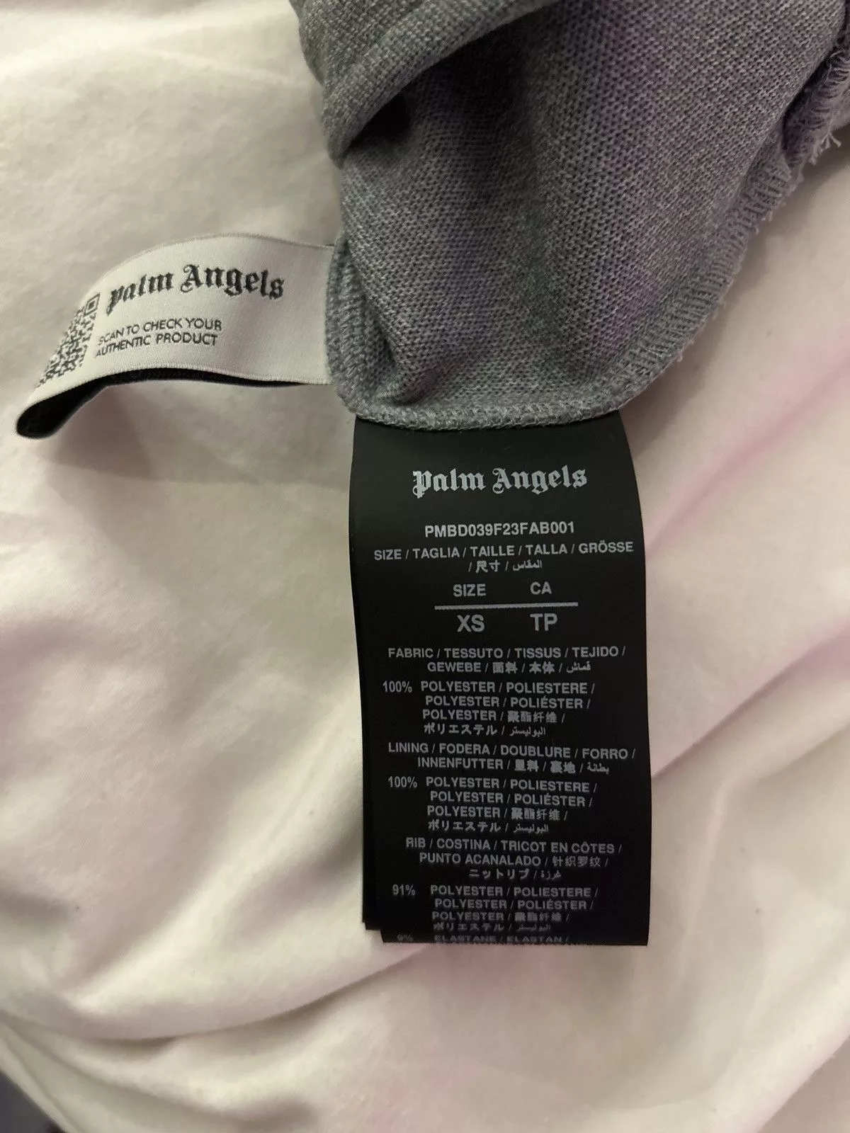 Palm Angels Jackets Palm Angels Palm Angles Track Jacket Gray