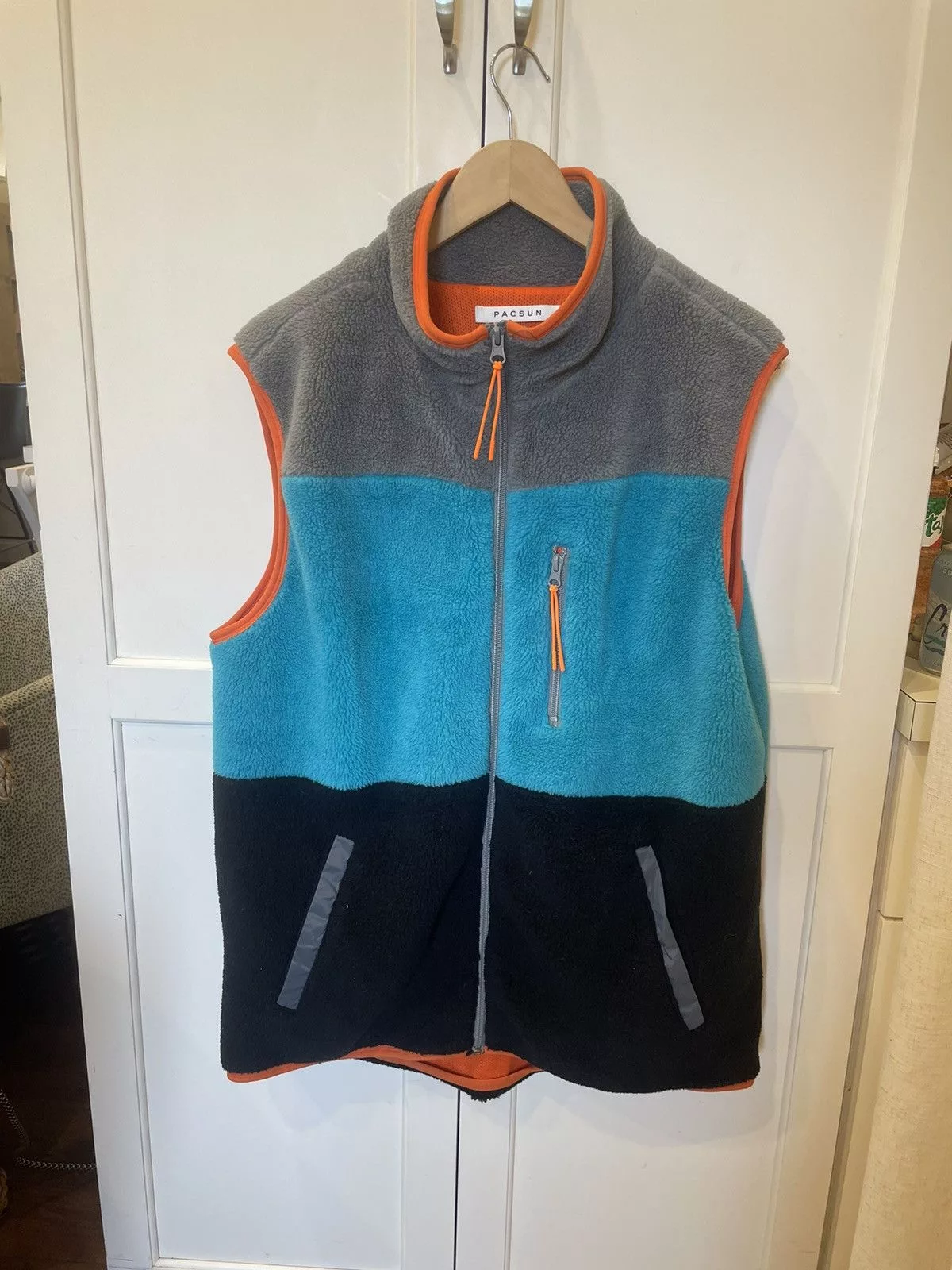Pacsun Vests Pacsun Sz M Zip Up Fleece Vest Multi