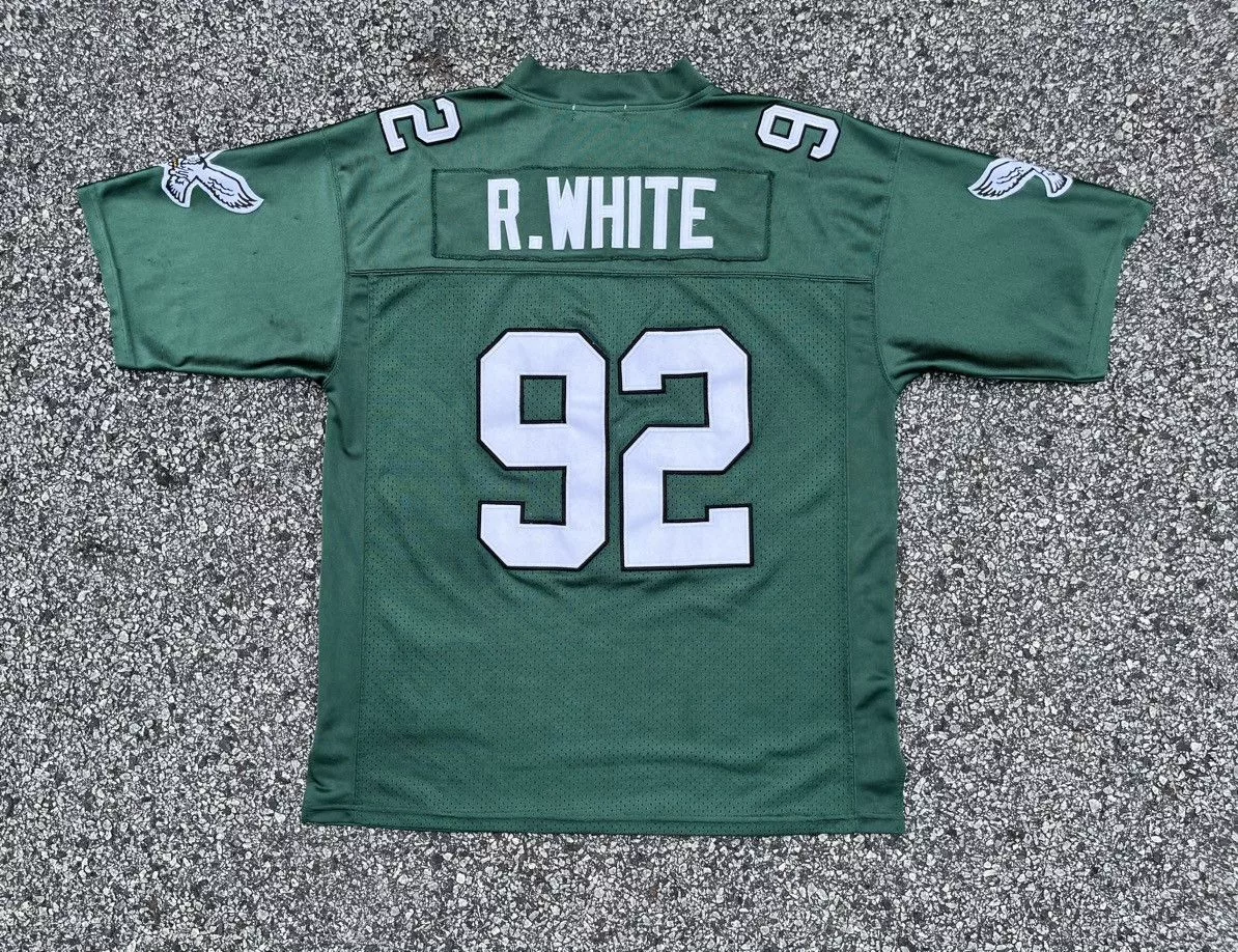 Mitchell & Ness Jerseys Mitchell & Ness × Vintage Reggie White Eagle Vintage Baggy Jersey Green Streetwear