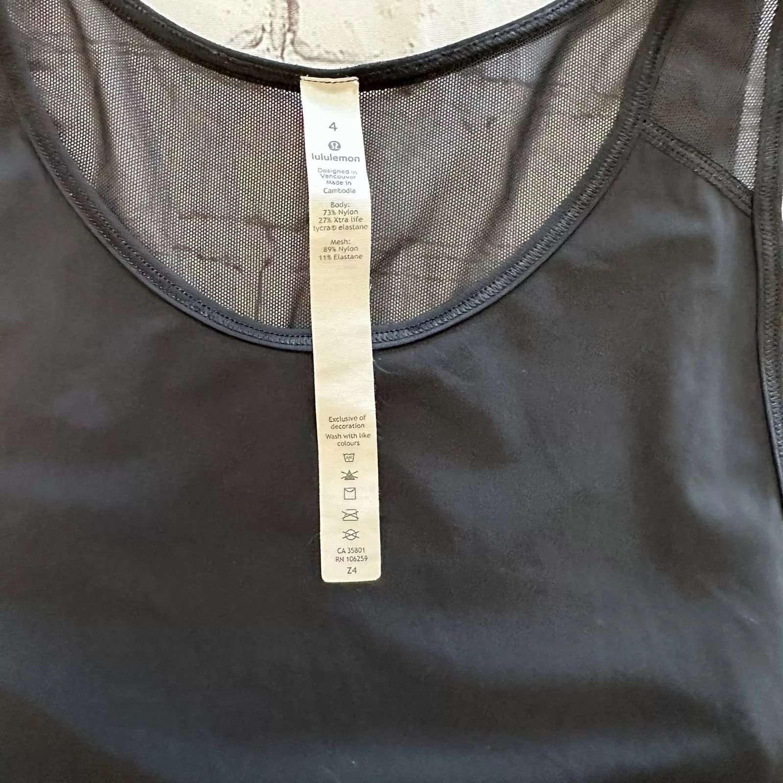 Lululemon Tank Tops Lululemon black Tank top