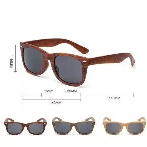Electric Visual Sunglasses Electric Visual × Vintage Retro Bamboo Sunglasses Multi Streetwear