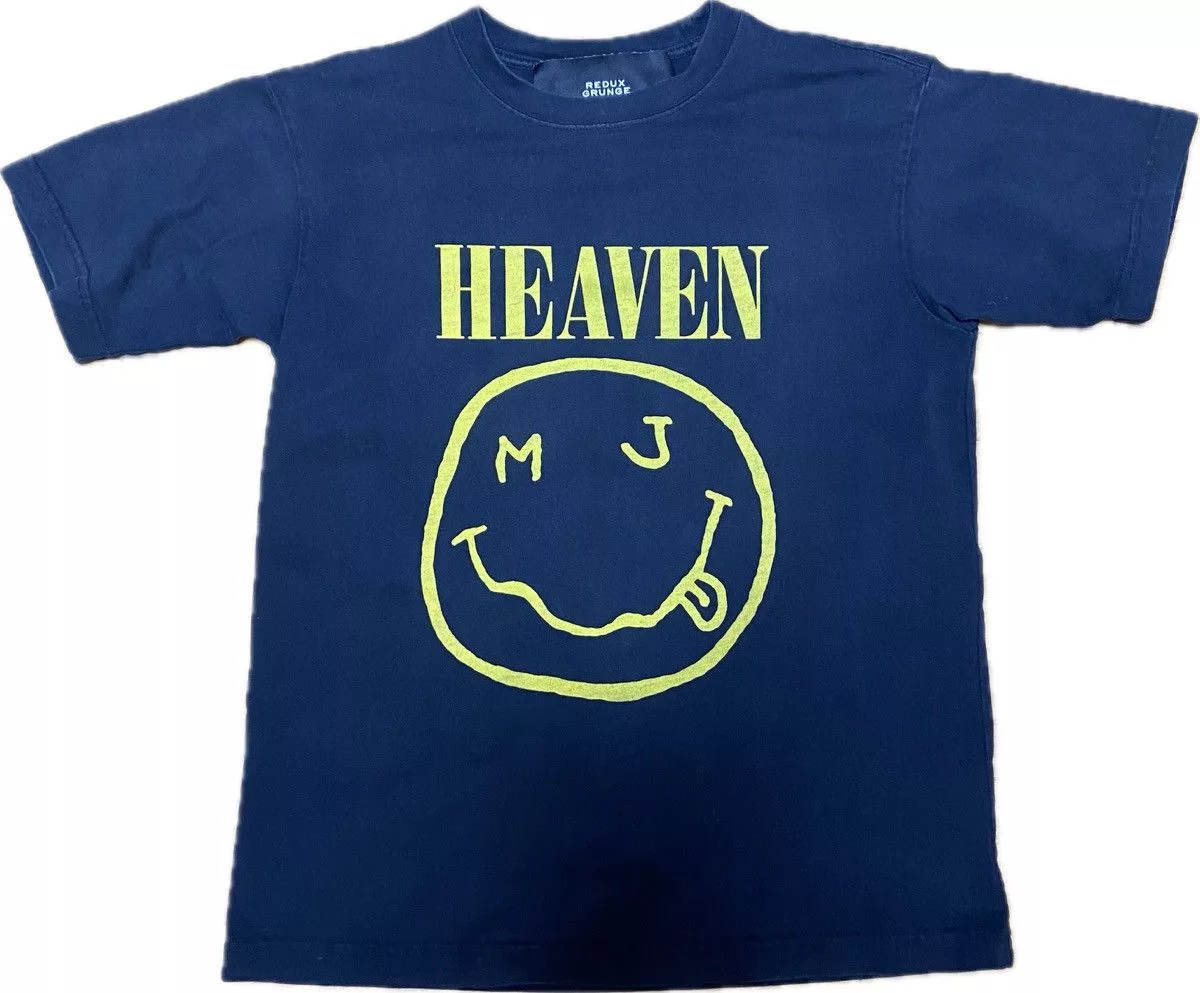 Marc Jacobs Short Sleeve T Shirts Marc Jacobs × Nirvana Marc Jacobs Nirvana Redux Grunge Heaven Tee Black