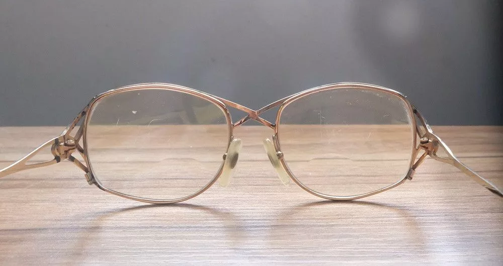 Vintage Christian Dior Glasses Gold