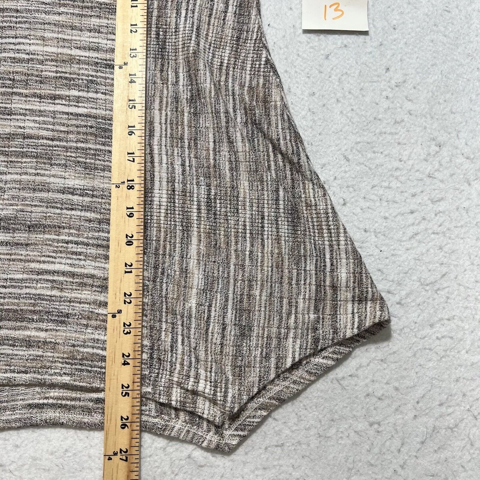 Target Basics Sweaters Target Basics Knox Rose Pullover Sweater V Neck Beige Striped Top Brown
