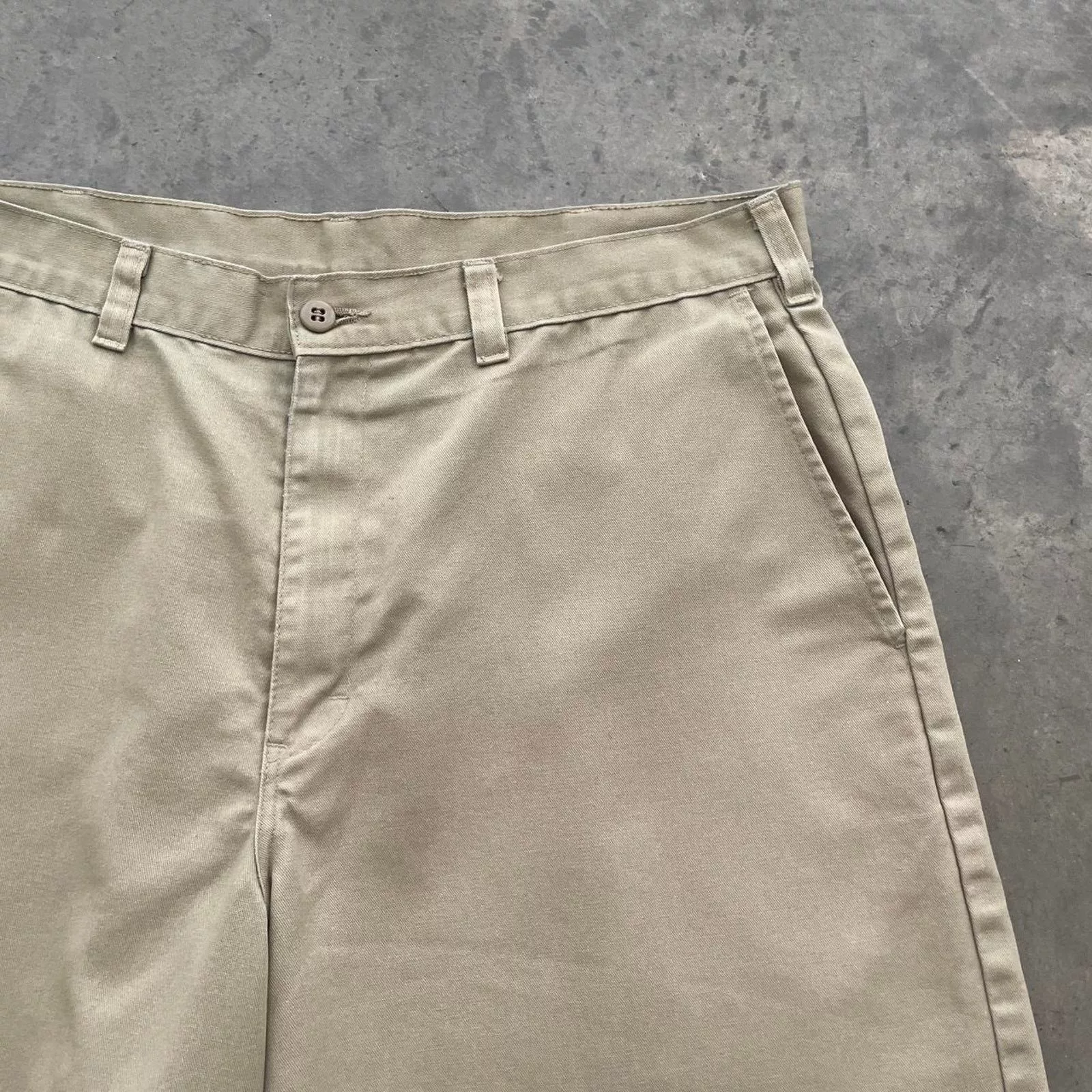 Dickies Shorts Dickies Khaki Flat Front Work Shorts Brown