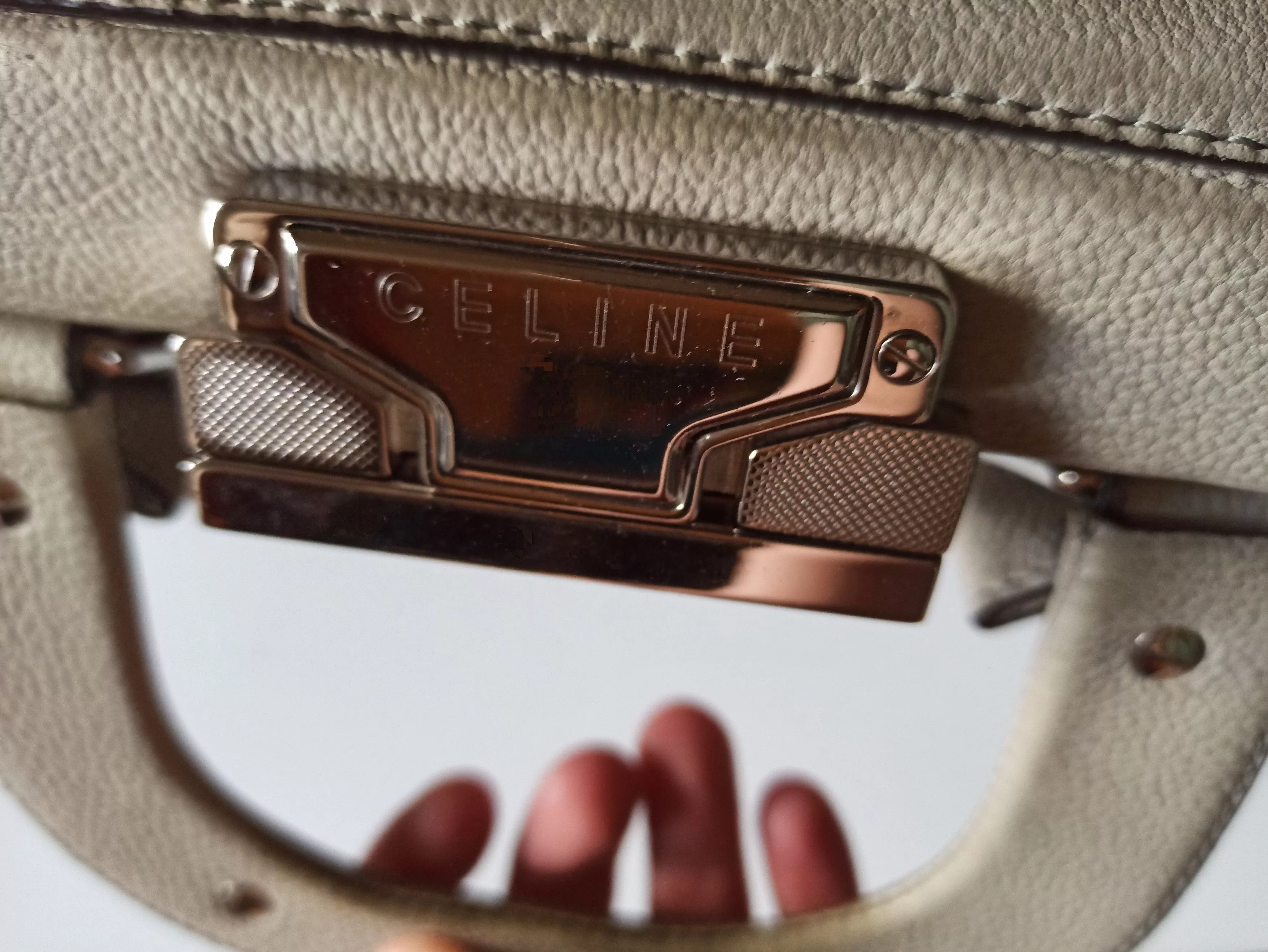 Celine Belt Bags Celine Boston bag Gray
