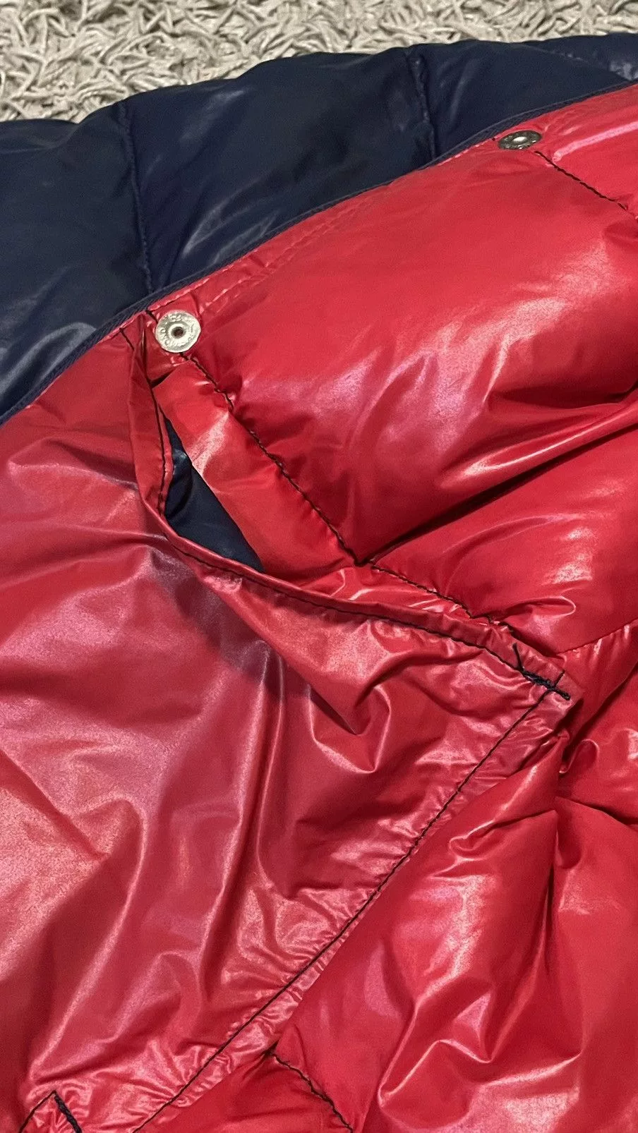 Designer Bombers Designer MONCLER DOWN JACKET Blue