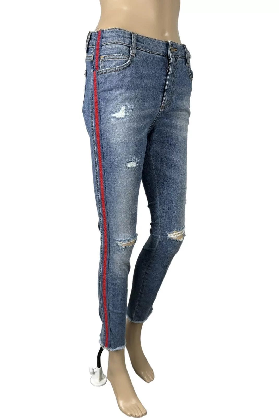Ermanno Scervino Jeans Ermanno Scervino Slim Jeans Cropped size 40 Blue