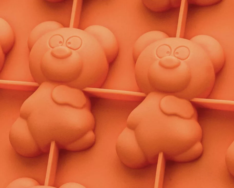12 Bear Butt Bites, Silicone Mold