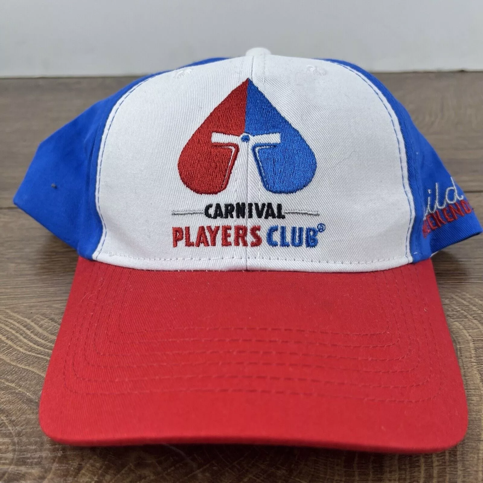 Other Hats Other Carnival Players Club Hat White Cap Hat Adjustable Hat White