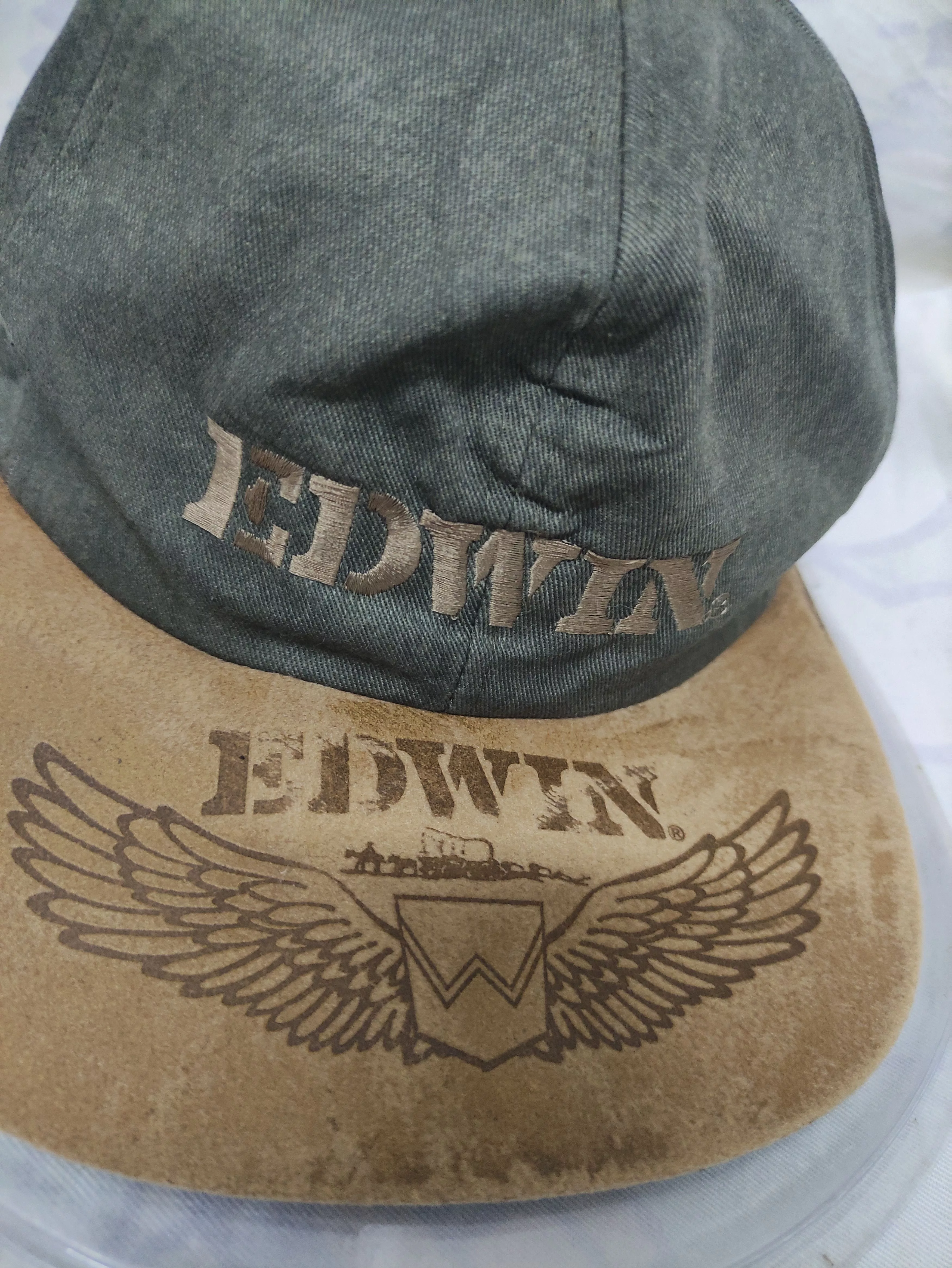 Edwin Hats Edwin × Vintage EDWIN VINTAGE CAP RARE DESIGN Multi