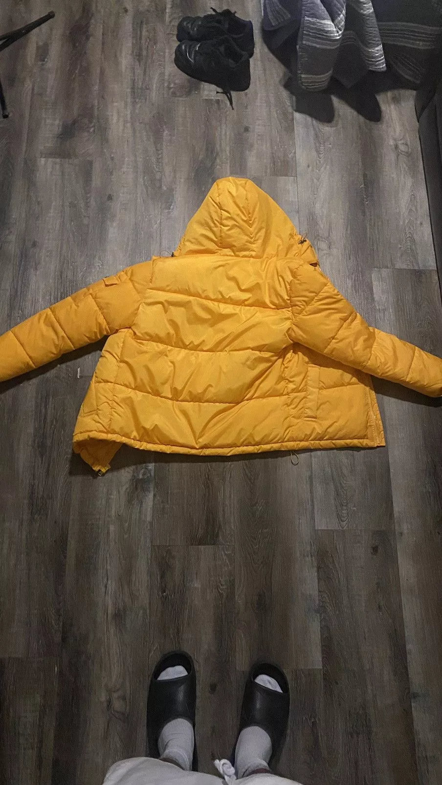 Forever 21 Raincoats Yellow Forever 21 Puffer