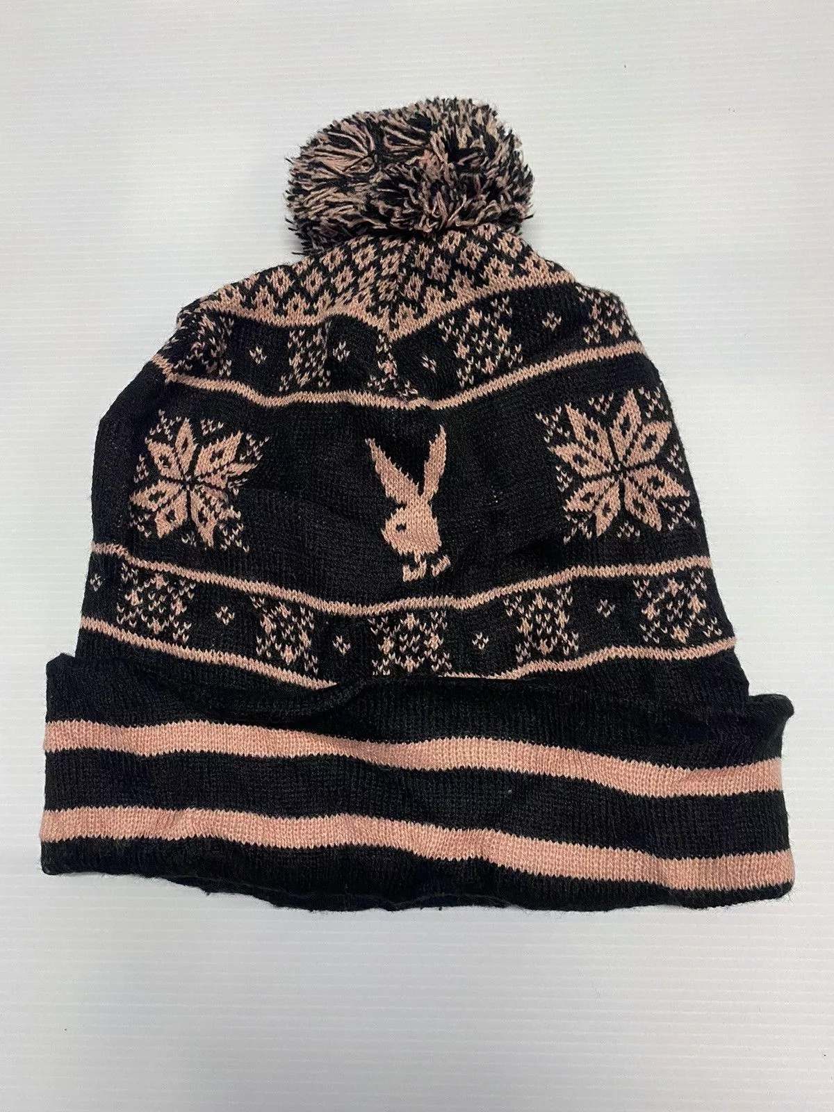 Designer Hats Designer × Playboy Winter Session Playboy Logo Beanie Hat Multi