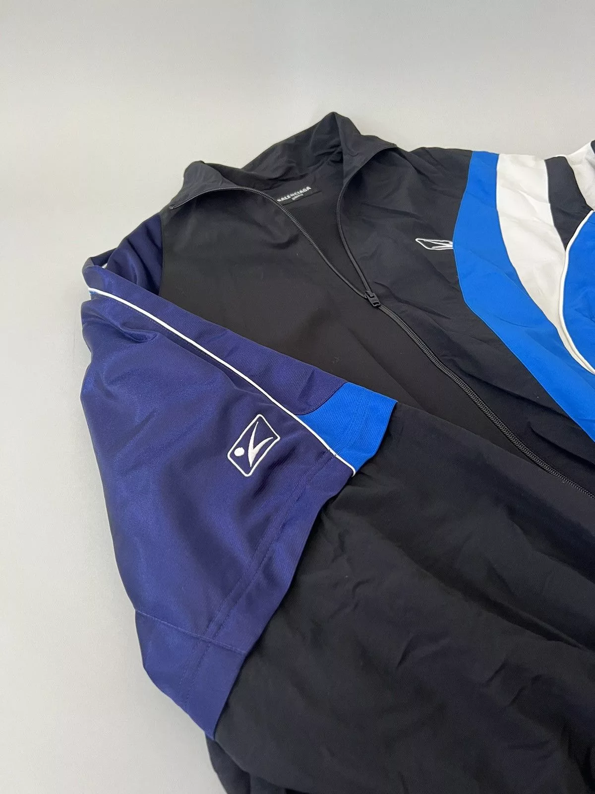 Balenciaga Light Jackets Balenciaga Split Track Suit Jacket Black