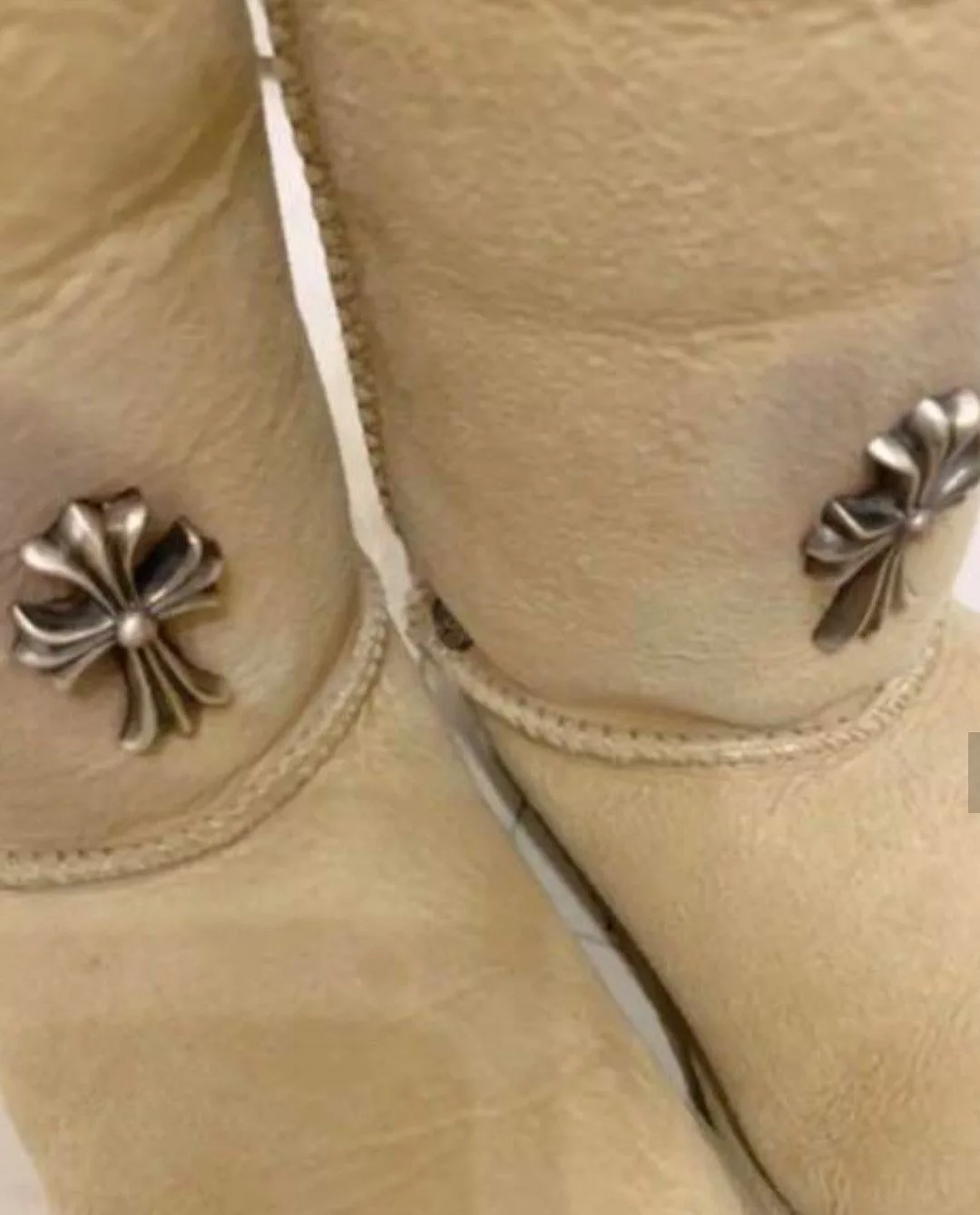 Chrome Hearts Boots Chrome Hearts × Ugg Chrome heart x Uggs Brown