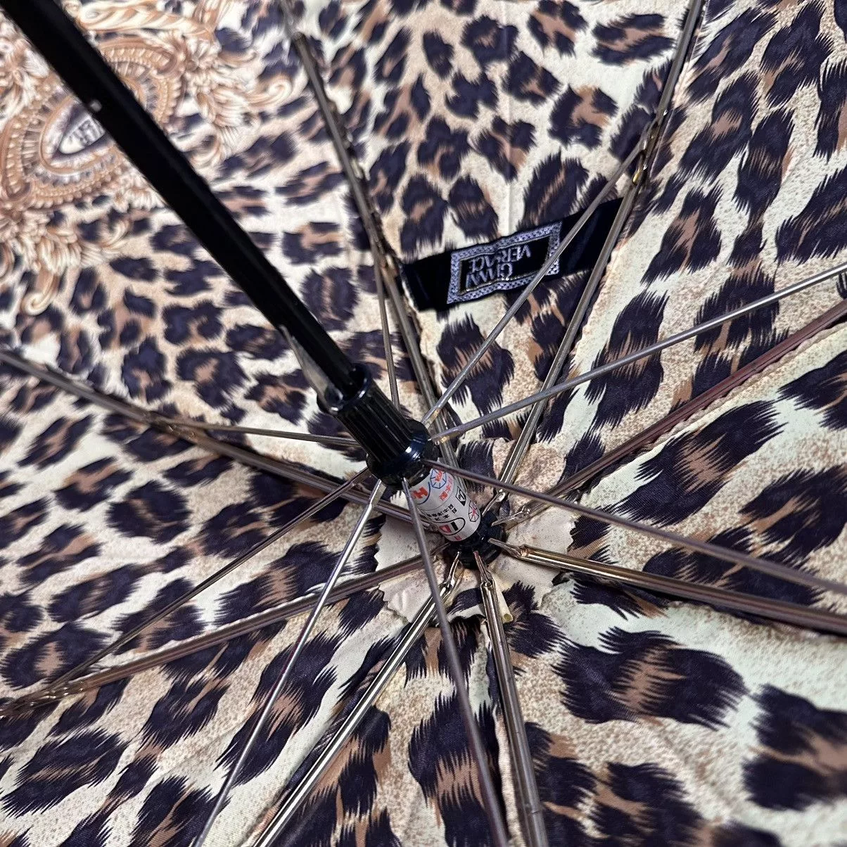 Versace Miscellaneous Versace Baroque Umbrella Black