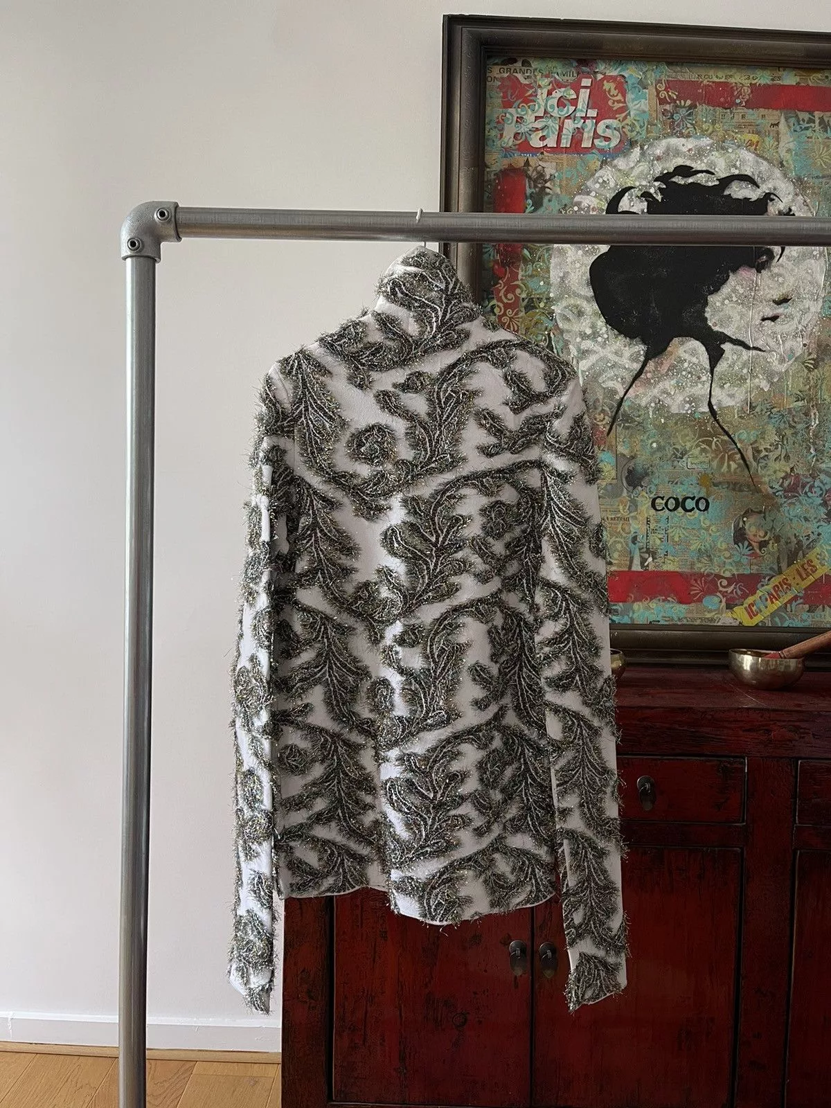 Celine Sweaters Celine Multicoloured Turtleneck White