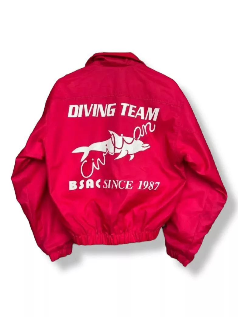 Helly Hansen Bombers Helly Hansen × Vintage Vintage Helly Hansen Sealife Bomber Style Waterproof Jacket Red