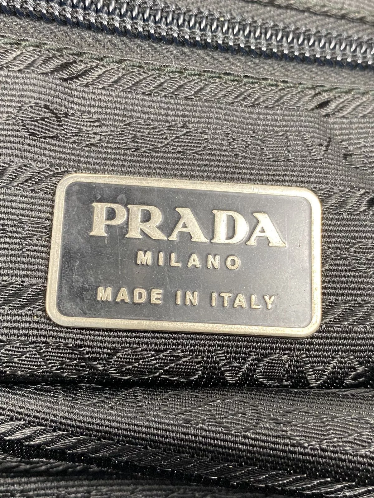 Prada Shoulder Bags Prada Tessuto Nero Nylon Hand Bag Black