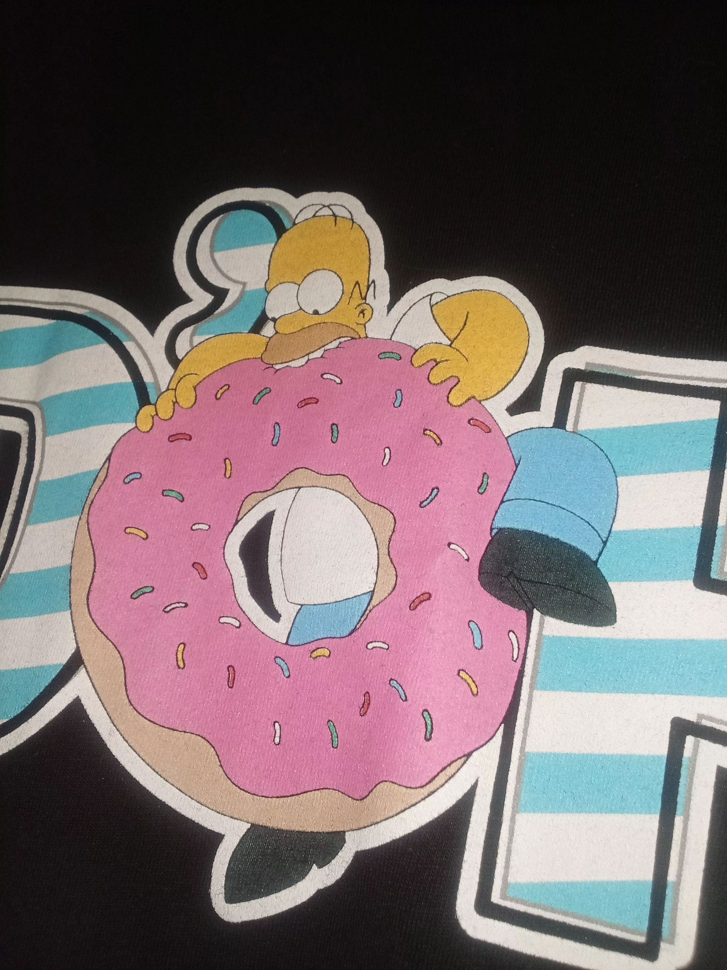The Simpsons Short Sleeve T Shirts The Simpsons × Universal Studios THE SIMPSONS X UNIVERSAL STUDIOS SHIRT Black