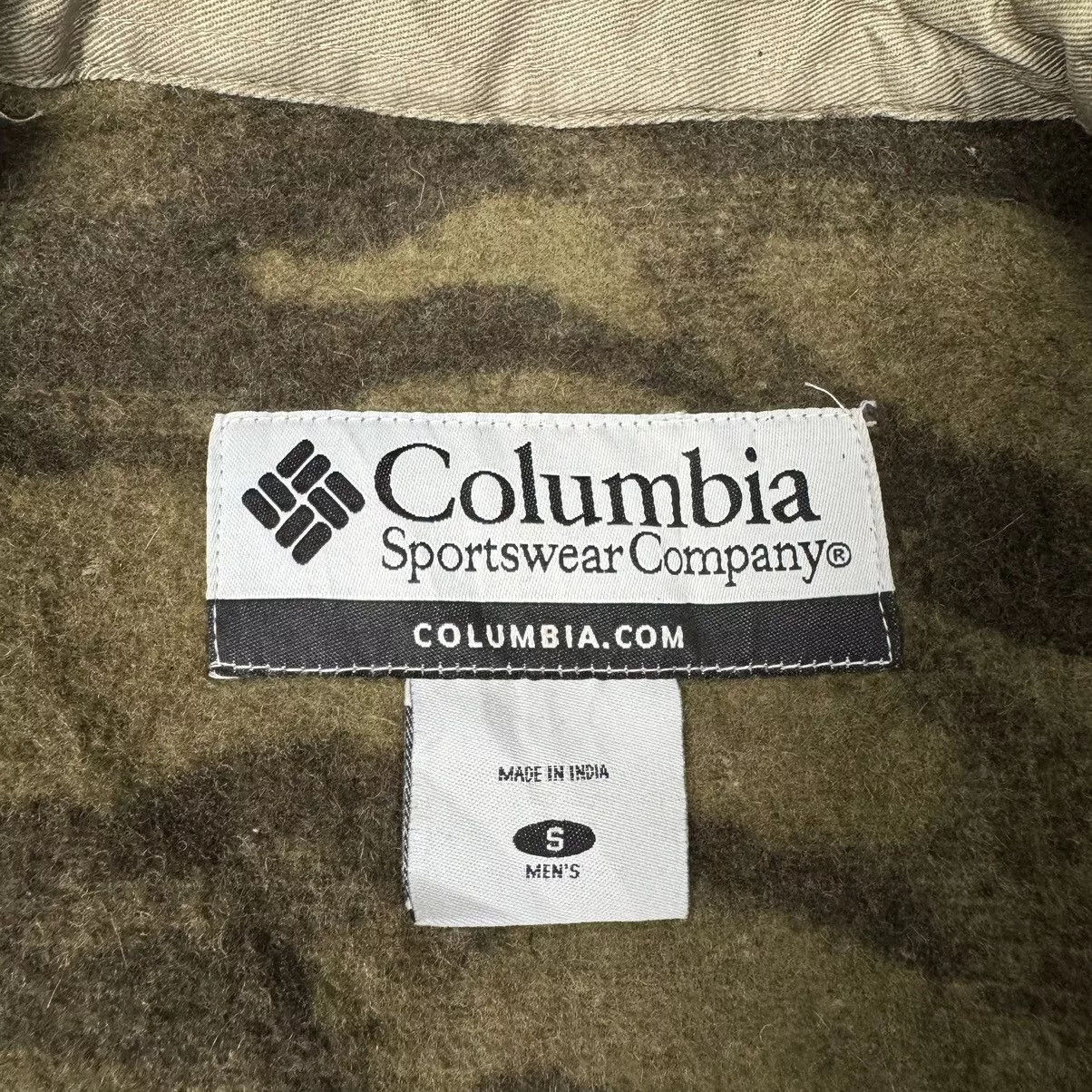 Columbia Light Jackets Columbia × Hunter ⚡️COLUMBIA CAMOUFLAGE HUNTING BUTTON JACKET Brown
