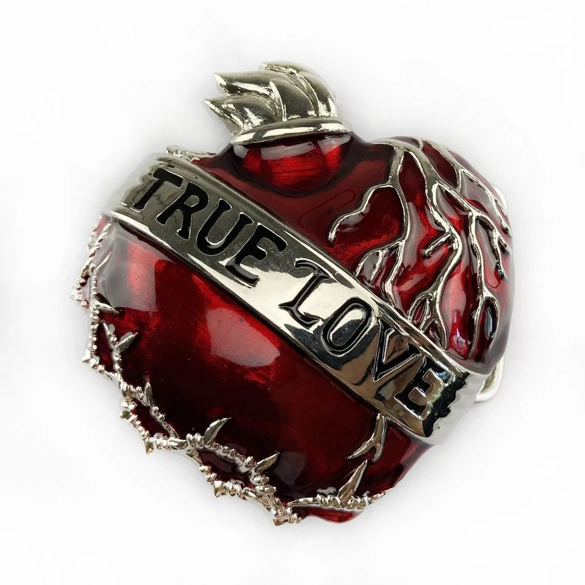 Other Belts Other True Love Heart Belt Buckles (No Belt) Silver Avant-Garde