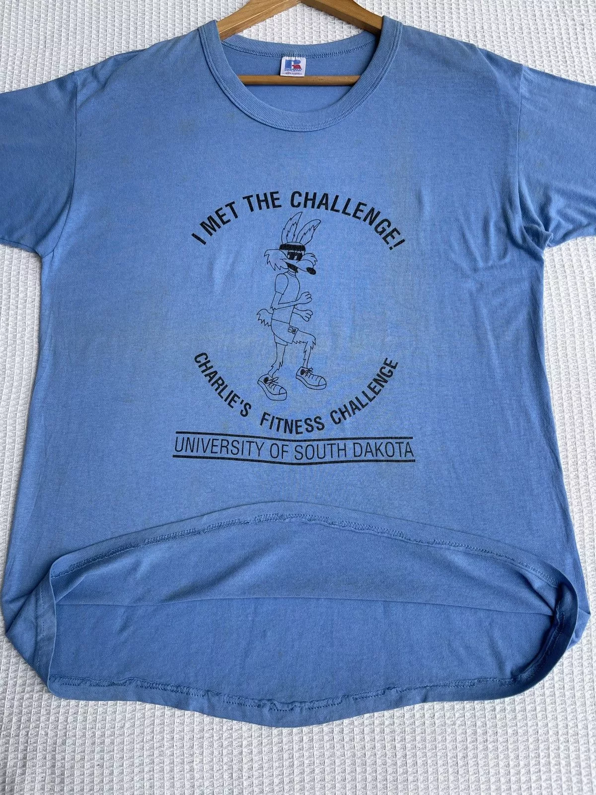Russell Athletic Short Sleeve T Shirts Russell Athletic × Vintage Last Drop🔥Rare🔥Vintage 90s RUSSELL ATHLETIC T Shirt Blue