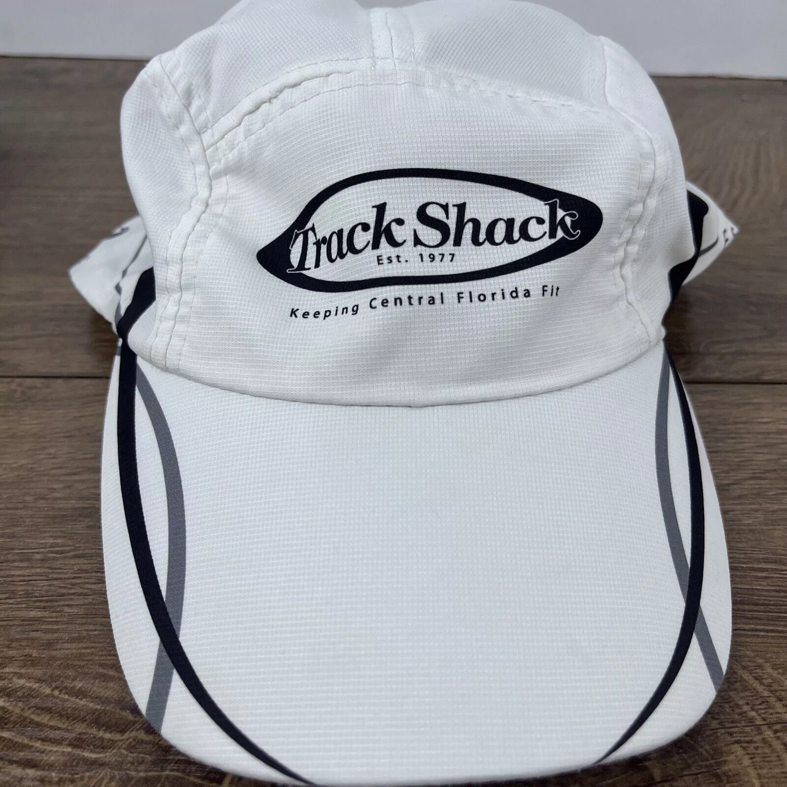 Other Hats Other Track Shack Hat Central Florida White Cap Hat Adjustable Hat
