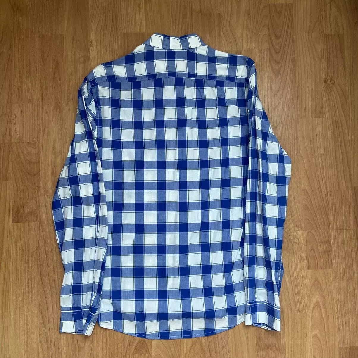 H&M Shirts Button Ups H&M Men’s Checkered Blue Button Up Shirt Size Small Multi