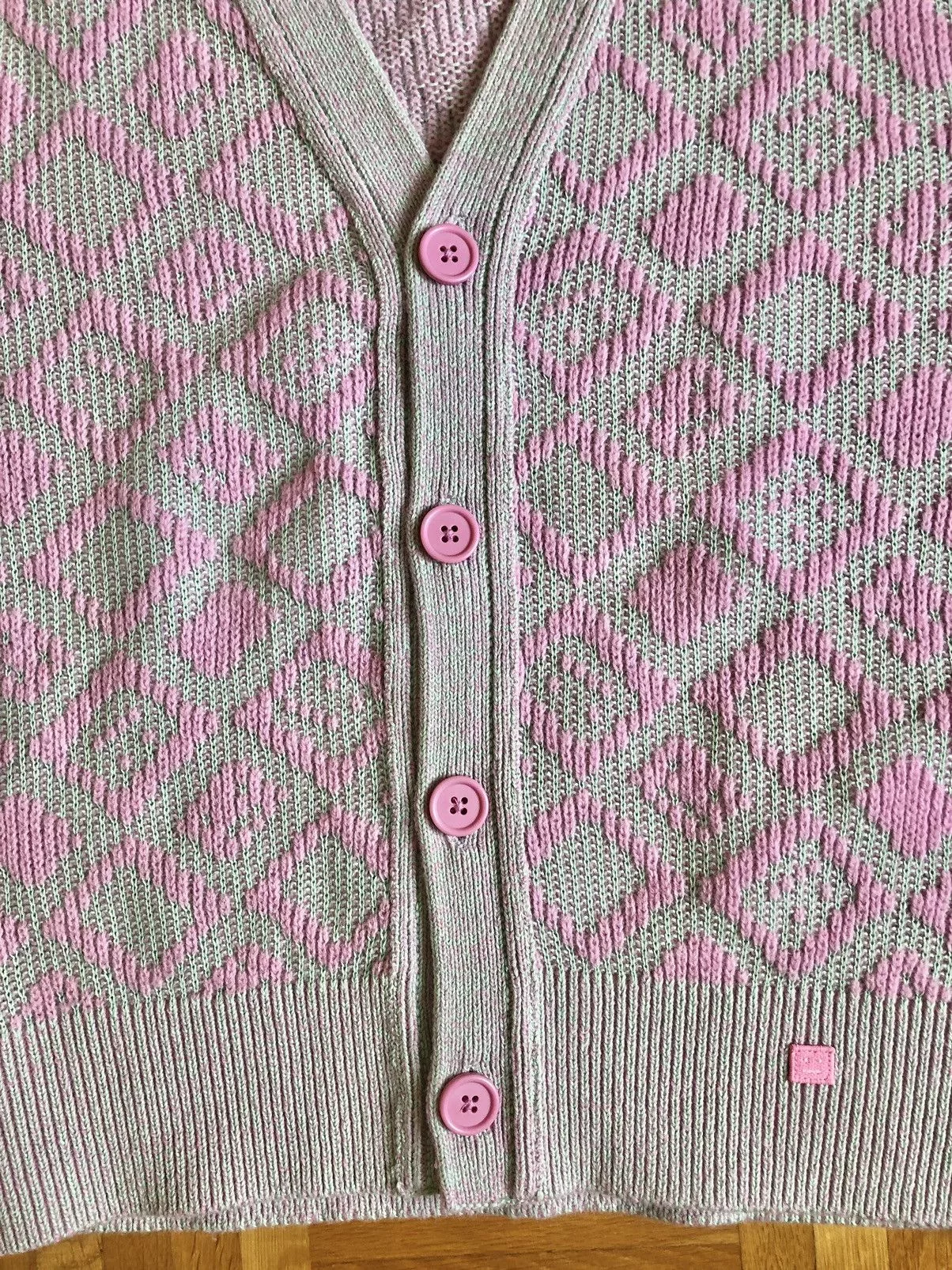 Acne Studios Sweaters Knitwear Acne Studios Pink/Blue Cardigan