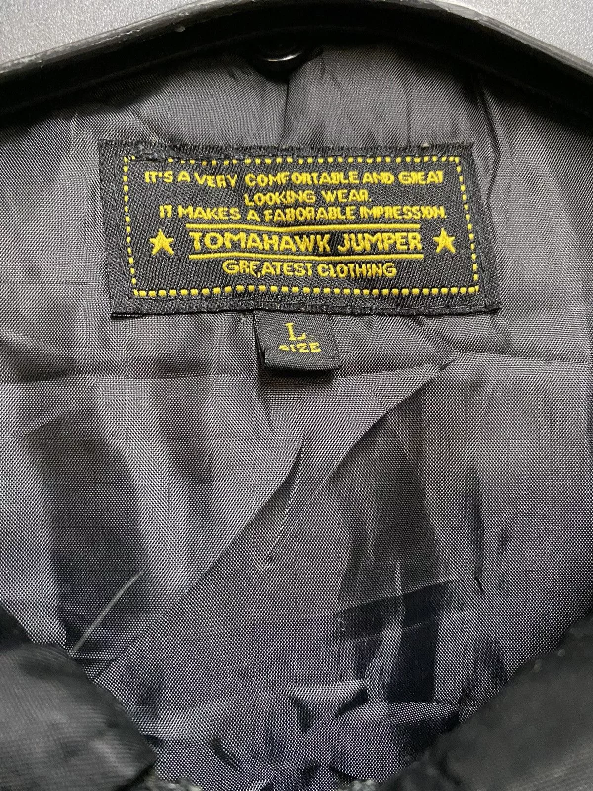 Vintage Bombers Vintage Tomahawk jumper bomber jacket Black