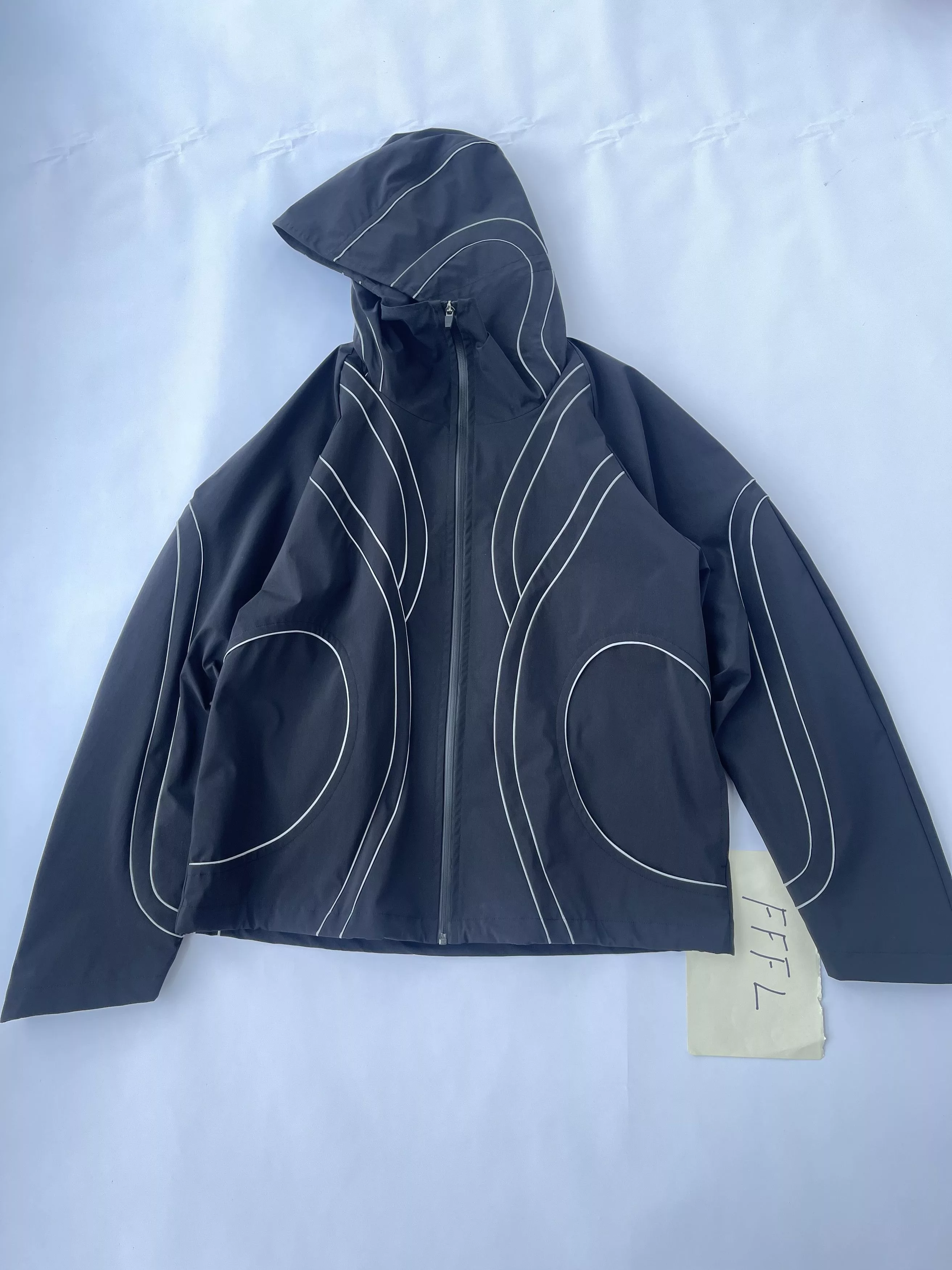 CMMAWEAR Light Jackets CMMAWEAR × Vuja De Cmmawear Akaza Jacket (Black with 3M Reflective) Multi