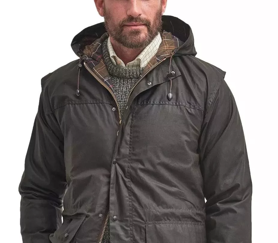 Barbour Light Jackets Barbour Classic Durham Wax Jacket Green
