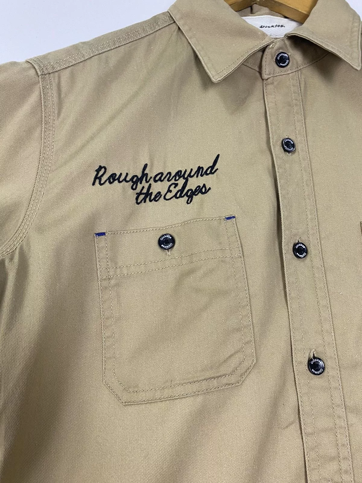 Dickies Shirts Button Ups Dickies Workers Shirt Brown Workwear