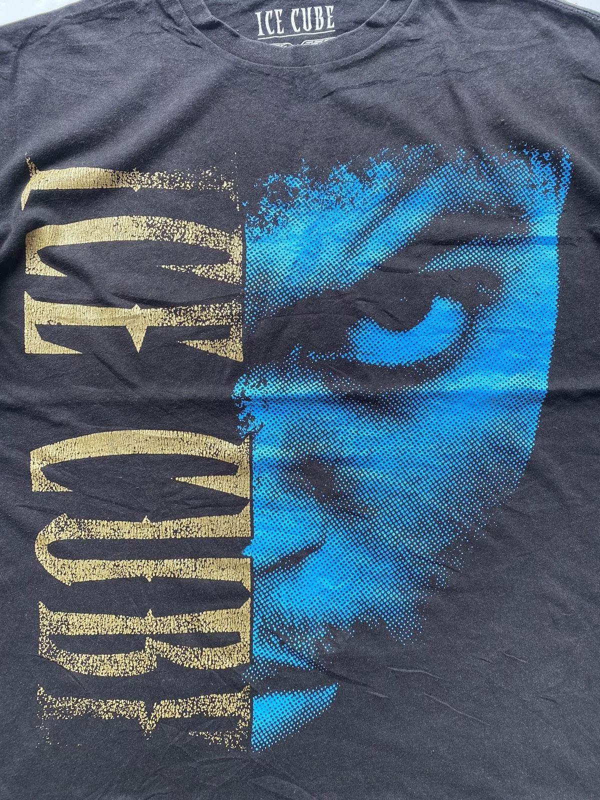Rap Tees Long Sleeve T Shirts Rap Tees ICE CUBE Black