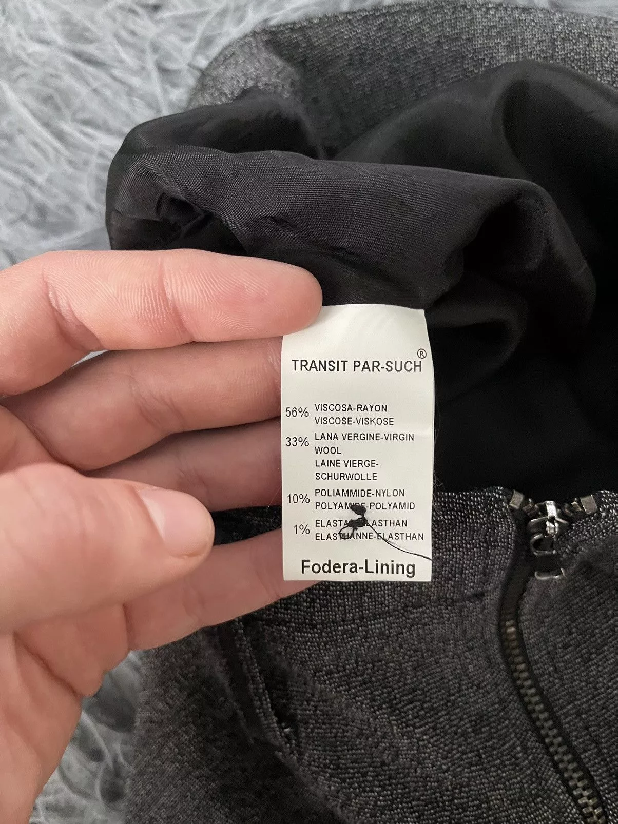 Transit Mini Skirts Transit × Transit Uomo Transit par such avant garde mini skirt Gray Avant-Garde