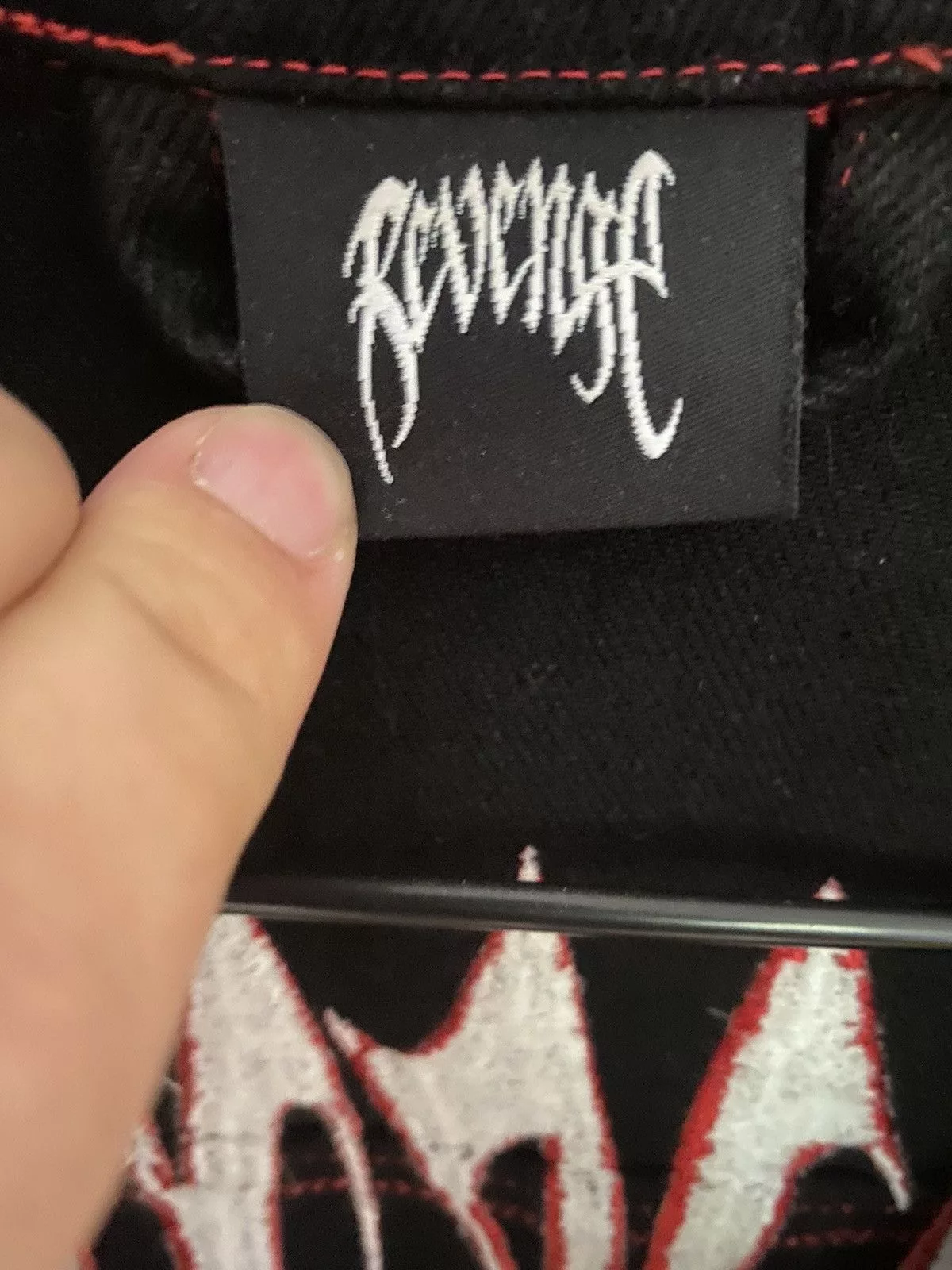 Revenge Denim Jackets Revenge Denim Jacket Black