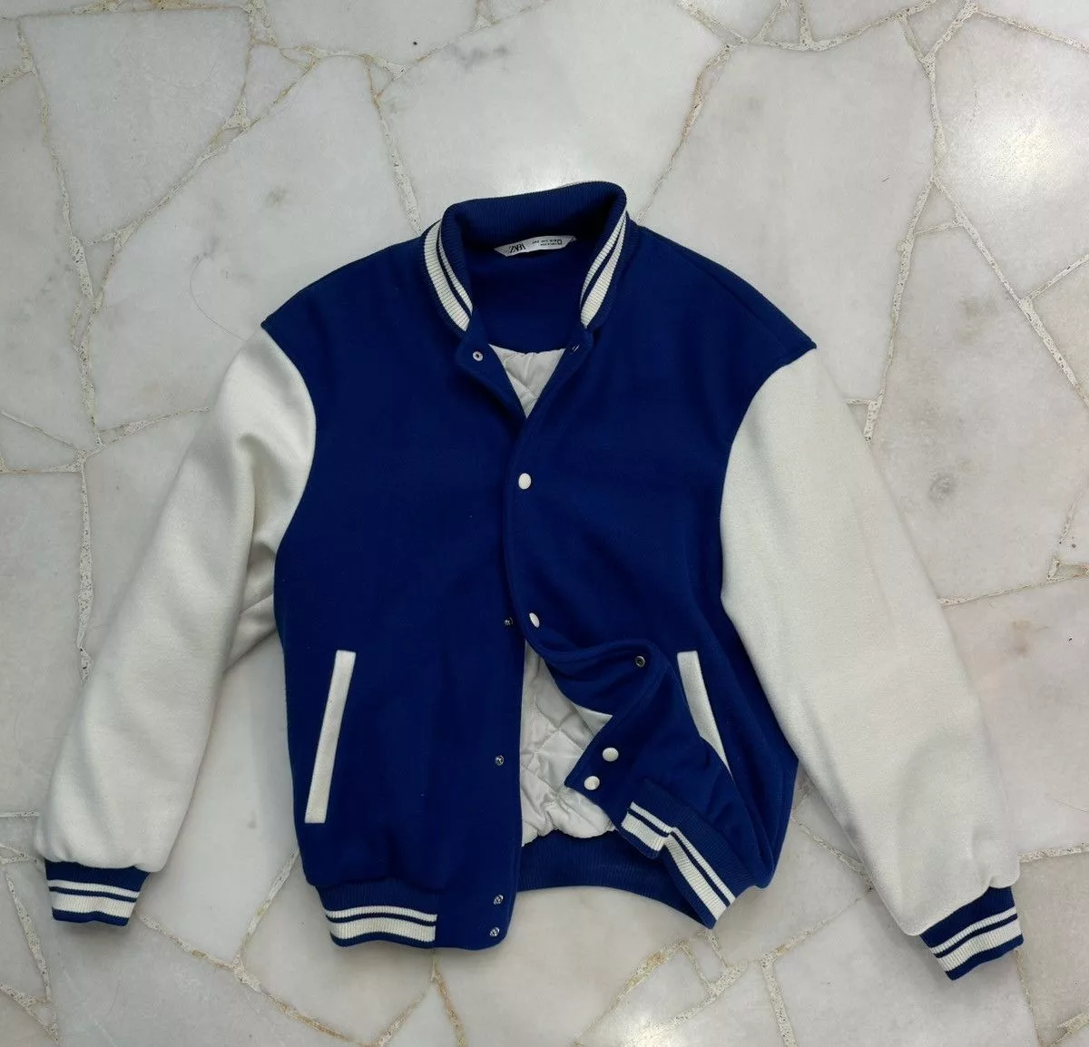 Zara Bombers Zara bomber jacket Blue