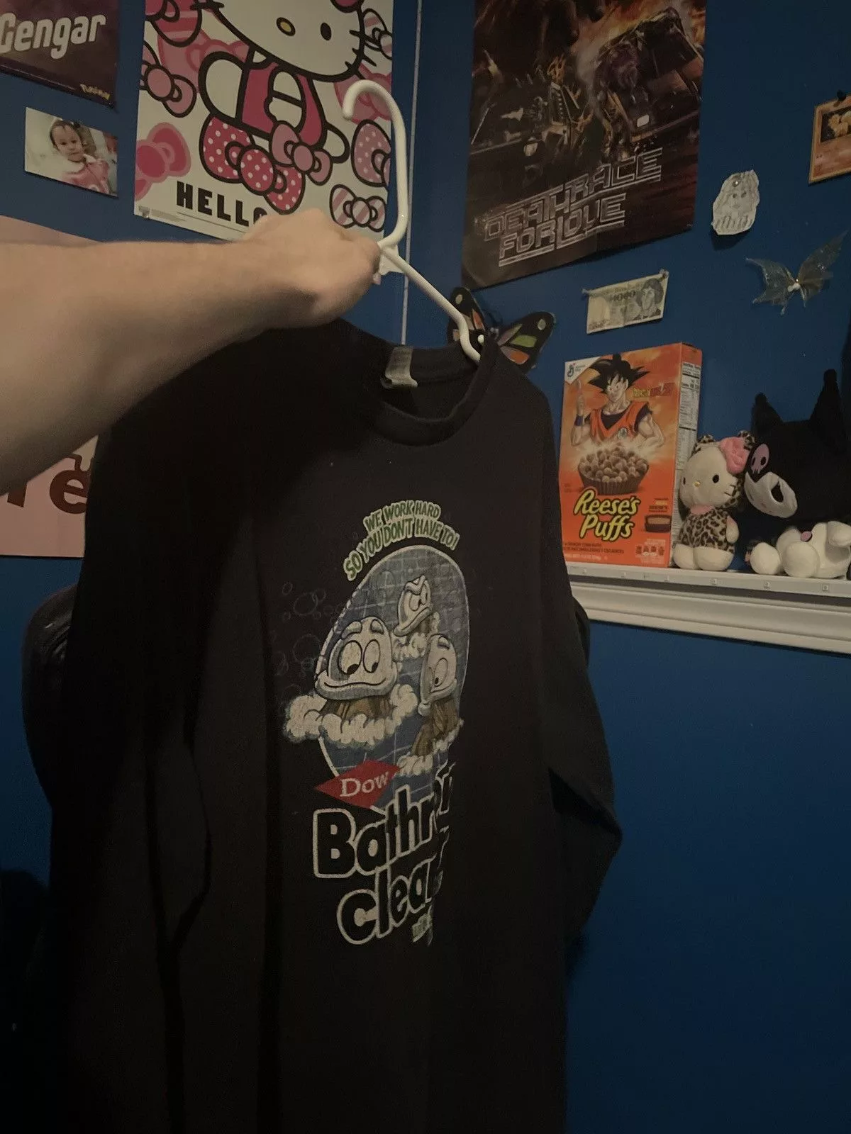 Other Long Sleeve T Shirts Other RARE 🌌 CUSTOM Vintage Scrubbing Bubbles Long-Sleeve Black