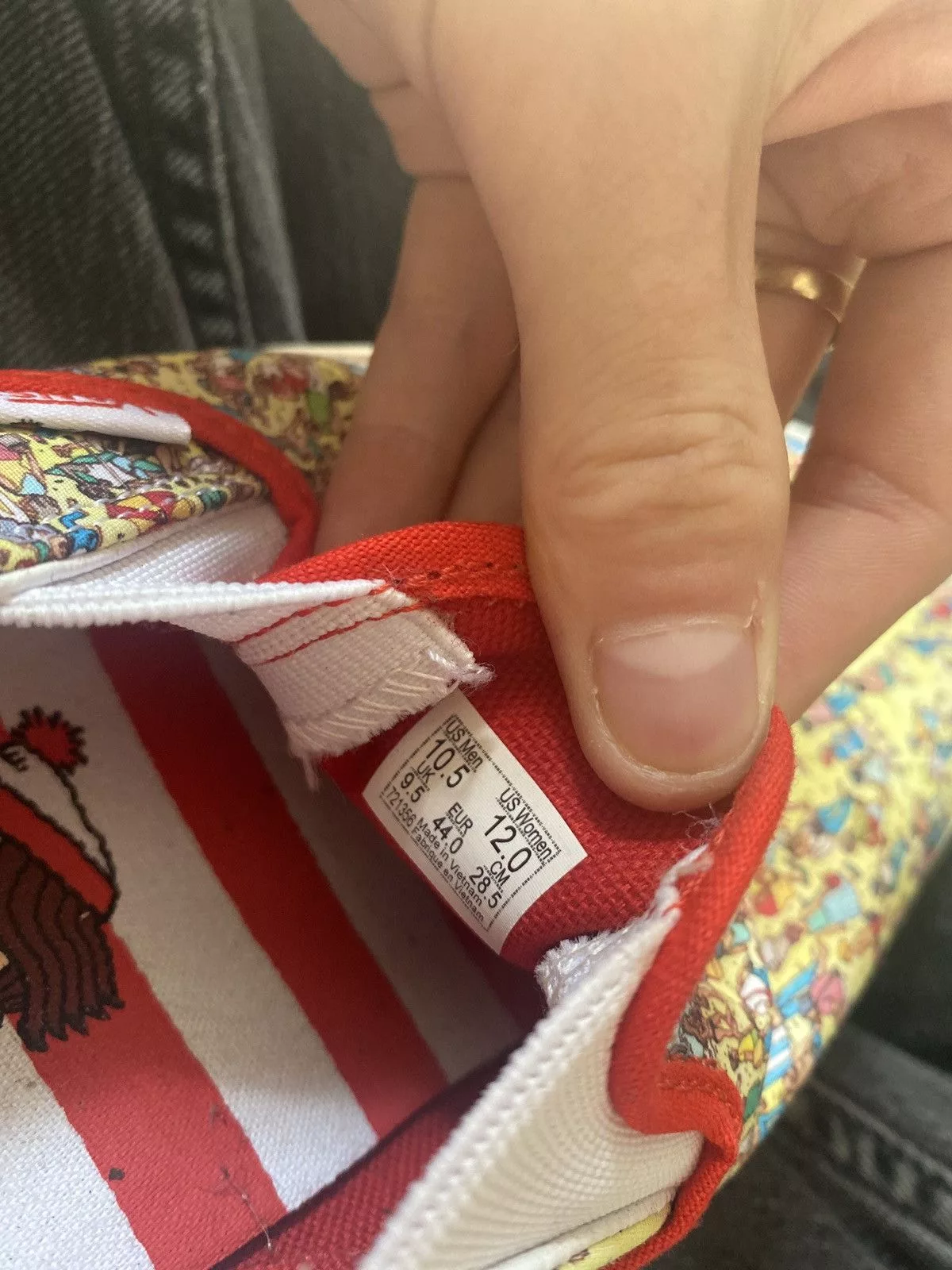 Vans Slip Ons Vans (Where’s Waldo) beach colour way Multi